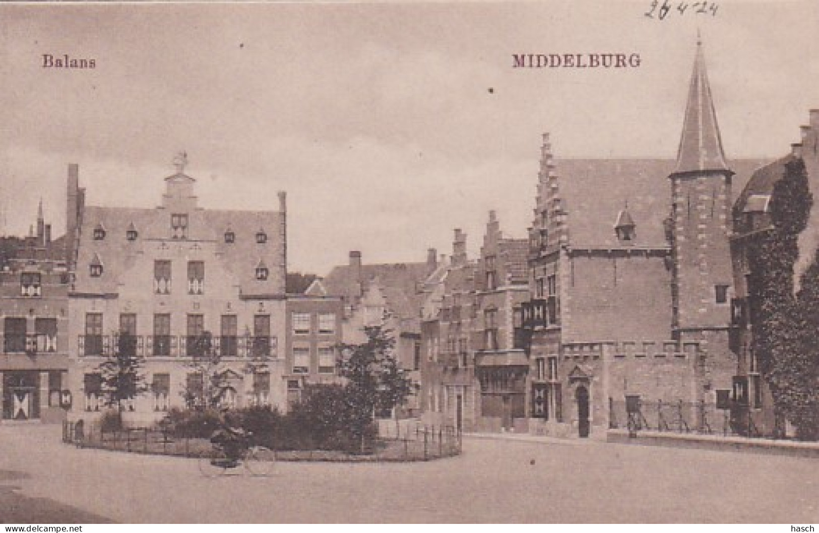 485510Middelburg, Balans 1924.  - Middelburg