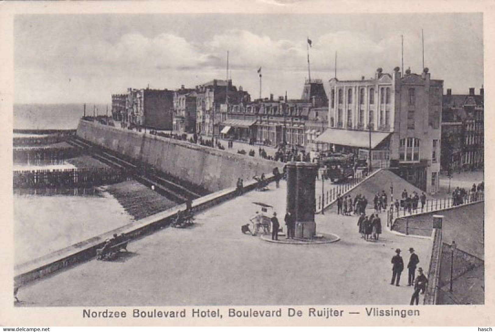 485525Vlissingen, Boulevard De Ruijter. 1927. (Kleine Beschadiging Bovenrand)  - Vlissingen