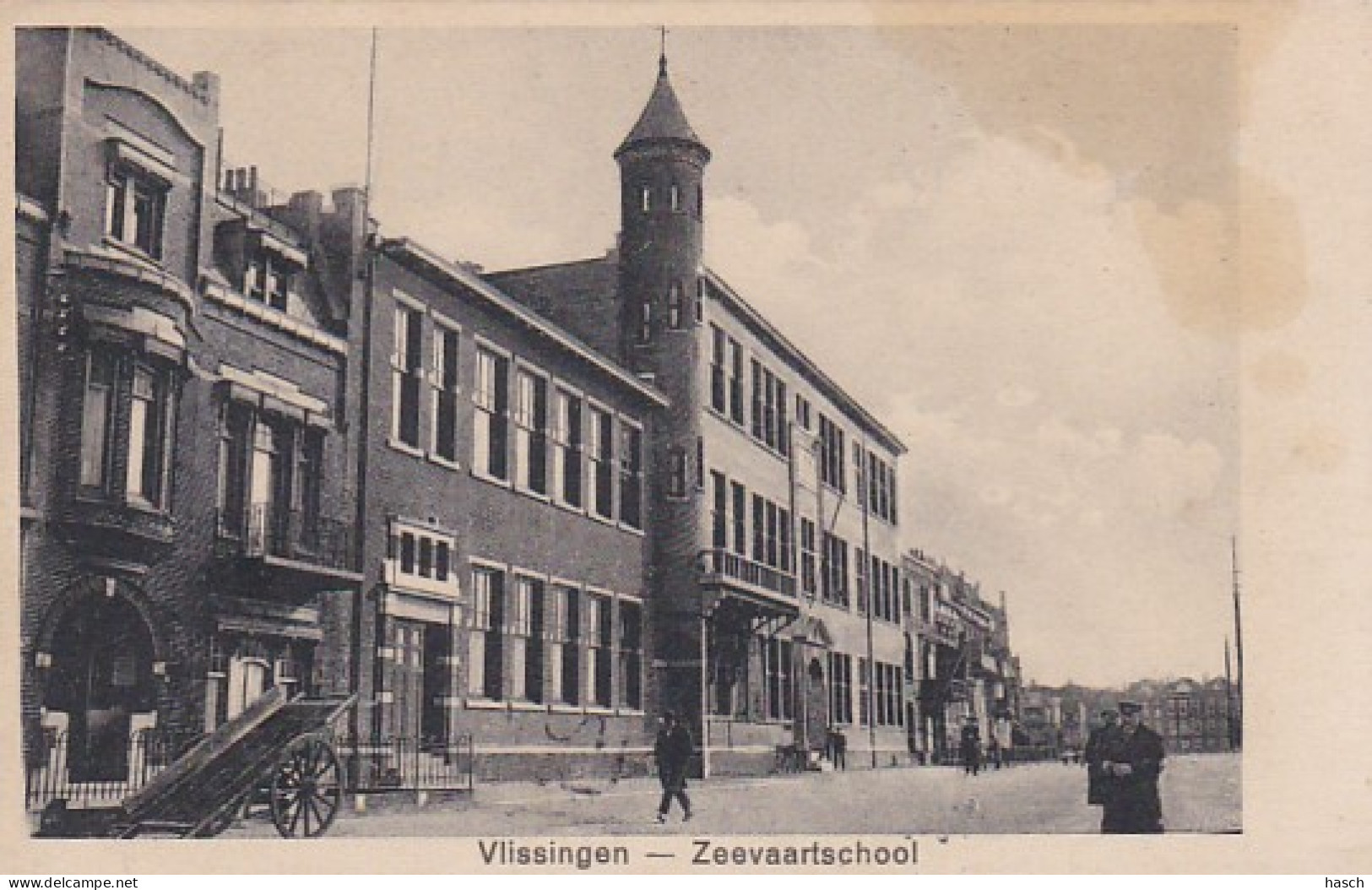 485527Vlissingen, Zeevaartschool.  - Vlissingen