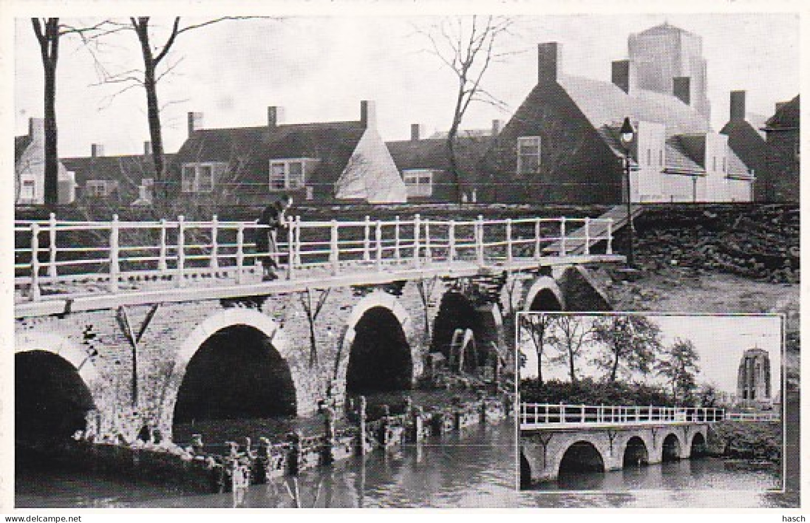 485581Zierikzee, De Zuid Willebrug, Door De Stormramp 1953 Ontdaan Van Haar Bosrijke Omgeving.  - Zierikzee