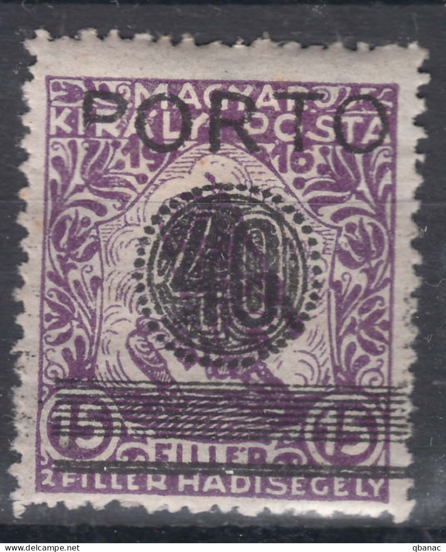 Hungary Temesvar 1919, Romanian Zone Porto Mi#4a Mint Hinged - Temesvár