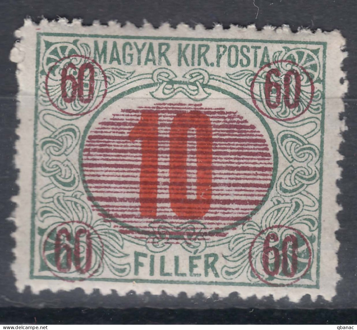 Hungary Temesvar 1919, Romanian Zone Porto Mi#6b Mint Hinged - Temesvár