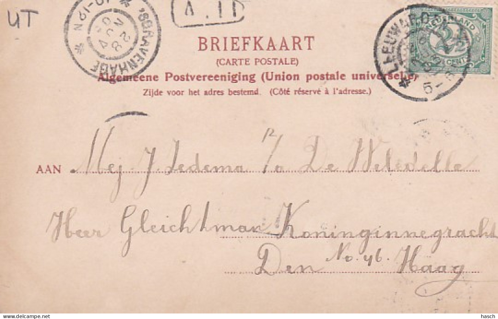 485645Bunschoten, Bij Grootmoeder. (Poststempel 1903)  - Bunschoten