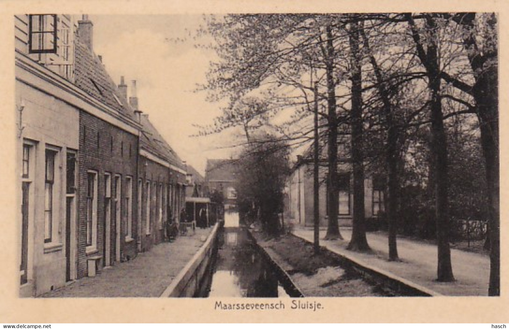 485647Maarsseveensch Sluisje.  - Maarssen