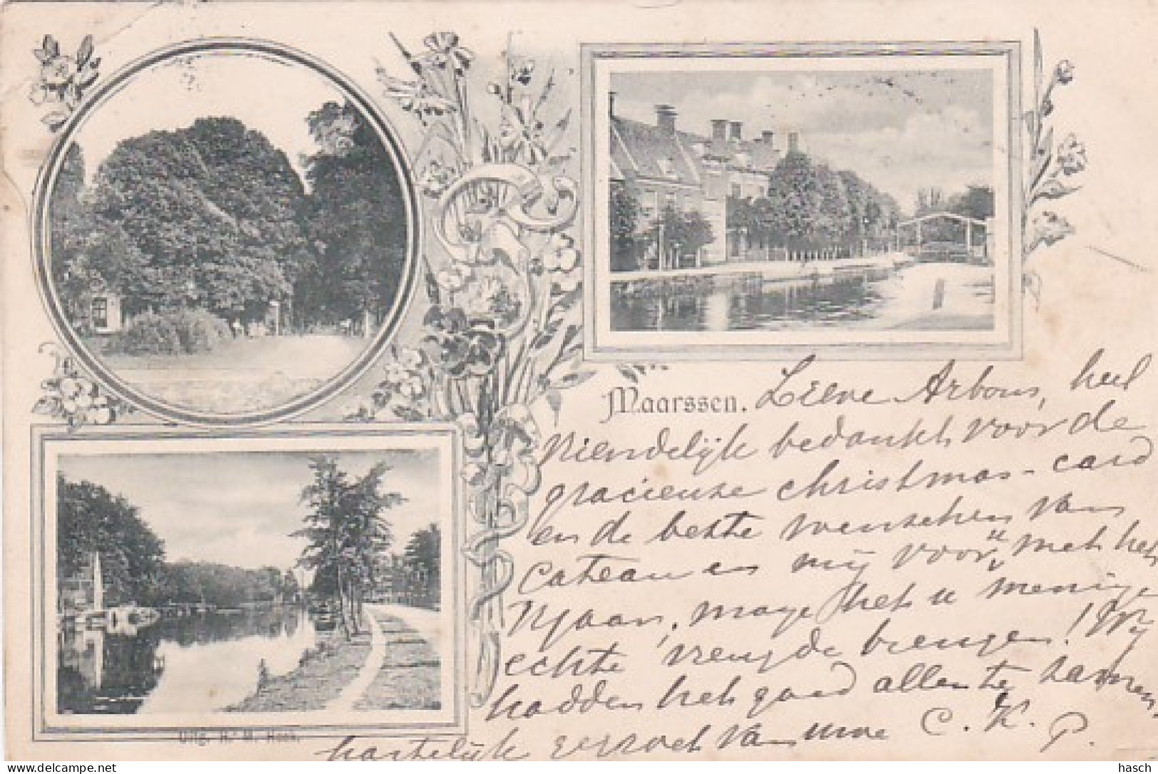 485683Maarsen, (Poststempel 1899) ((Linksboven Een Vouwtje)  - Maarssen