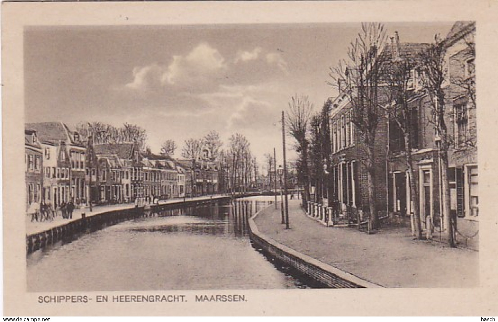 485690Maarsen, Schippers En Heerengracht.   - Maarssen