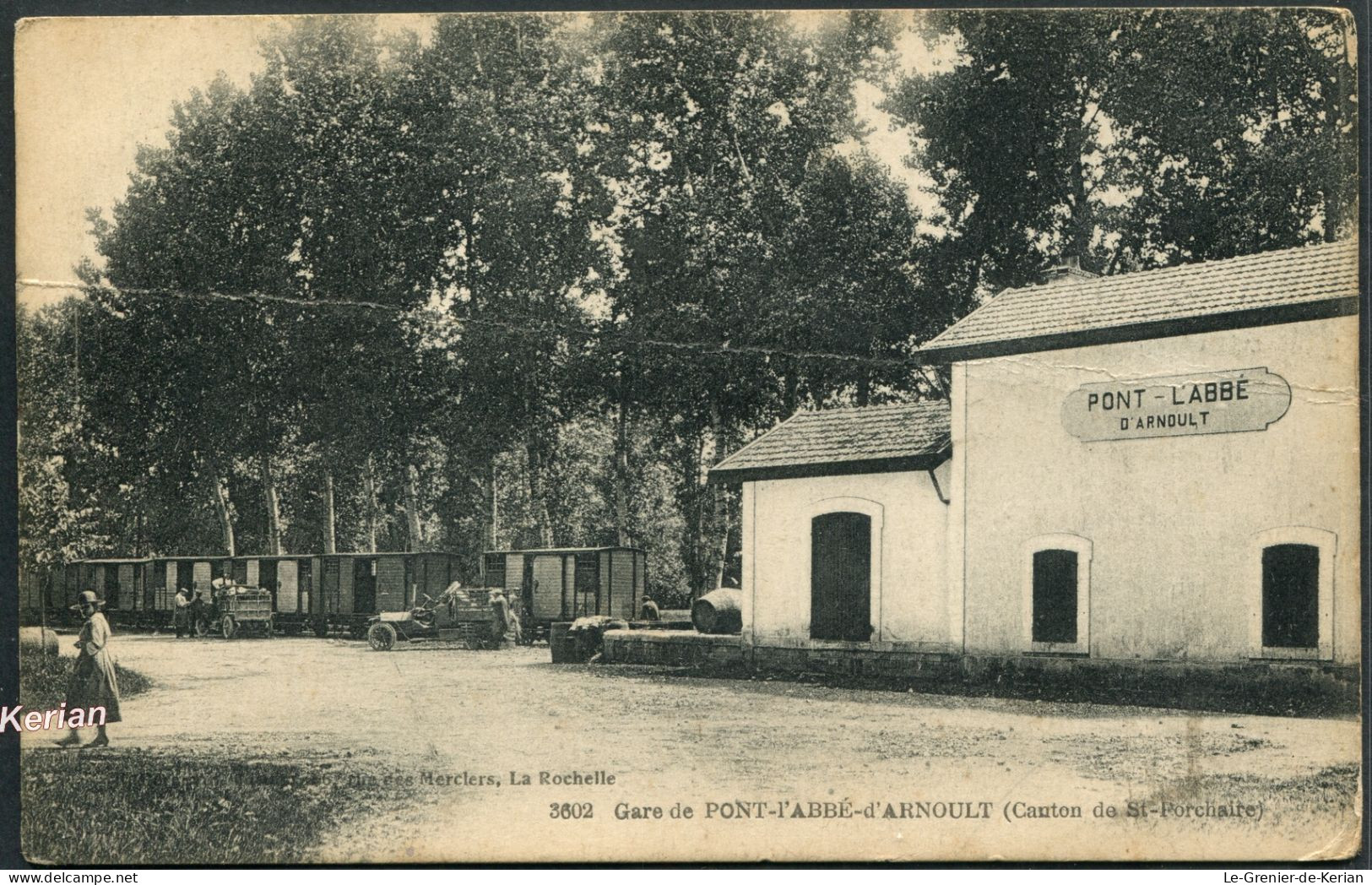 Gare De Pont-l'Abbé-d'Arnoult - N°3602 - Voir 2 Scans & Descriptif - Pont-l'Abbé-d'Arnoult