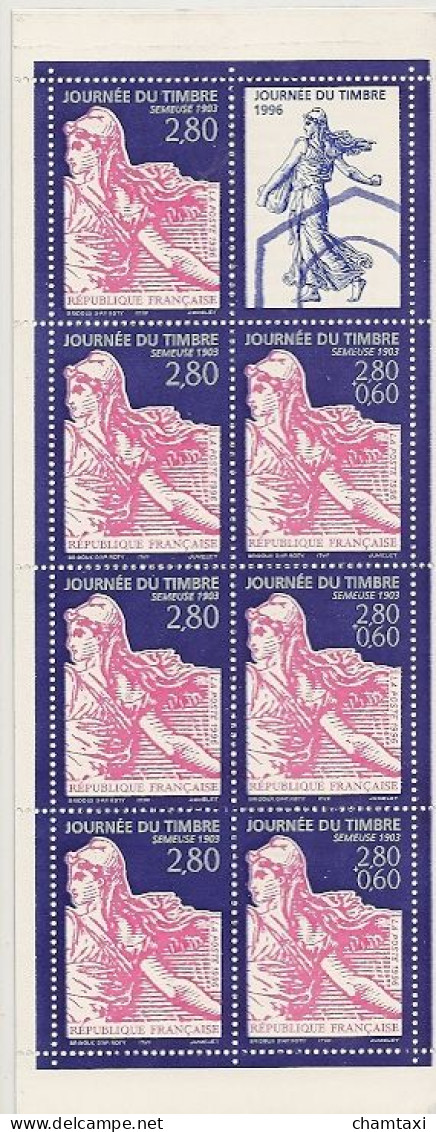 FRANCE 1996 BC 2992  CARNET 2992 JOURNEE DU TIMBRES FRANCE 1996 SEMEUSE DE 1903 - Stamp Day