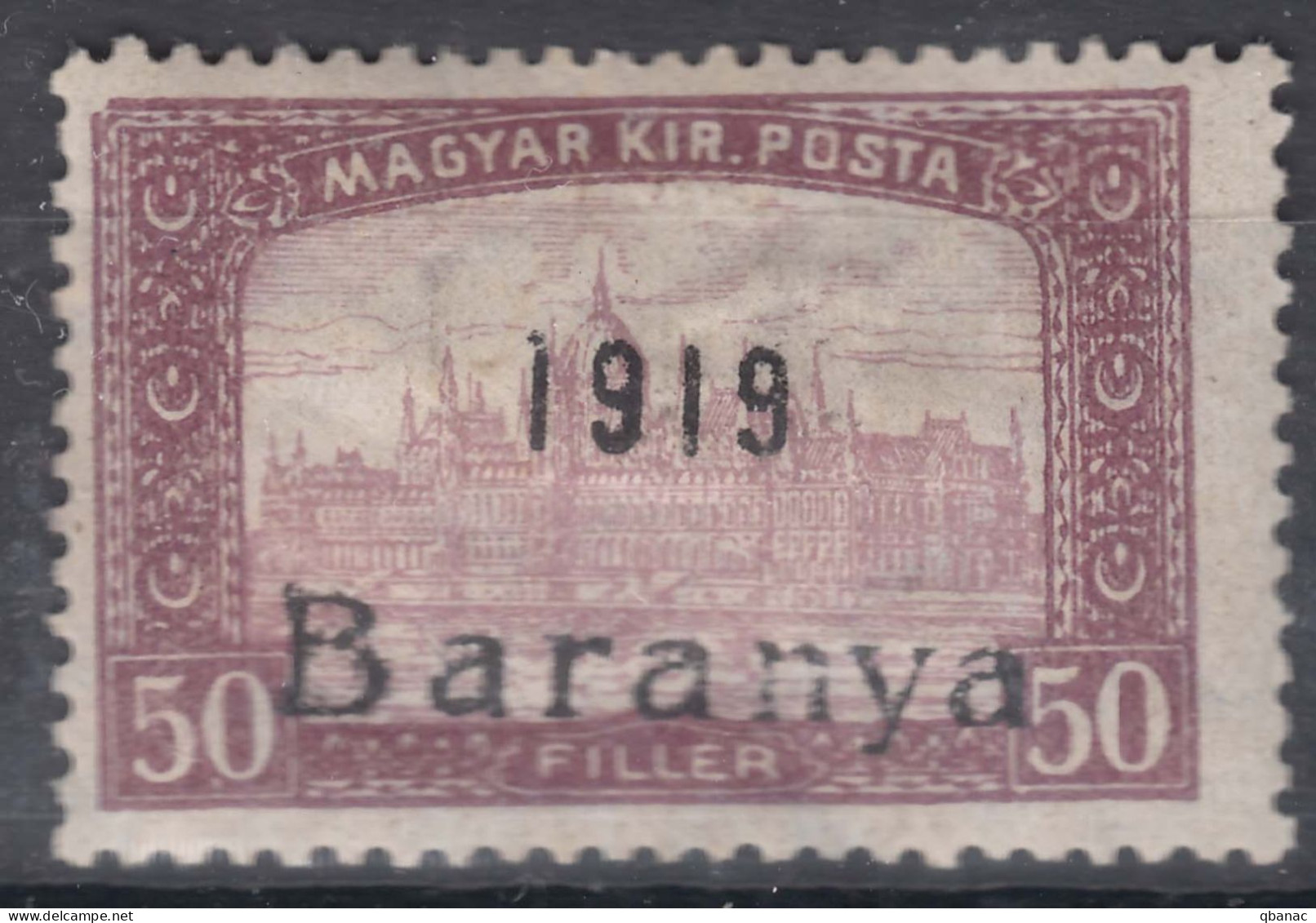 Hungary Baranya 1919 Mi#27 Mint Hinged - Baranya