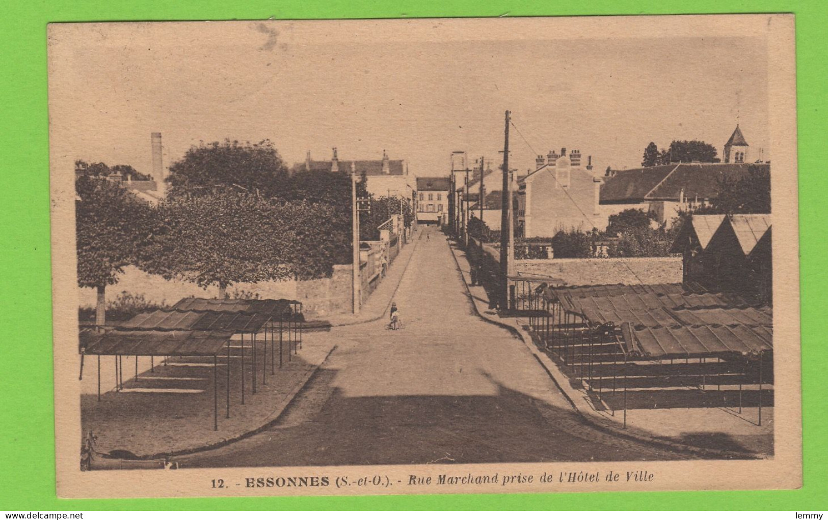 91 - ESSONNES - RUE MARCHAND, Prise De L'hôtel De Ville - 1938 - Essonnes