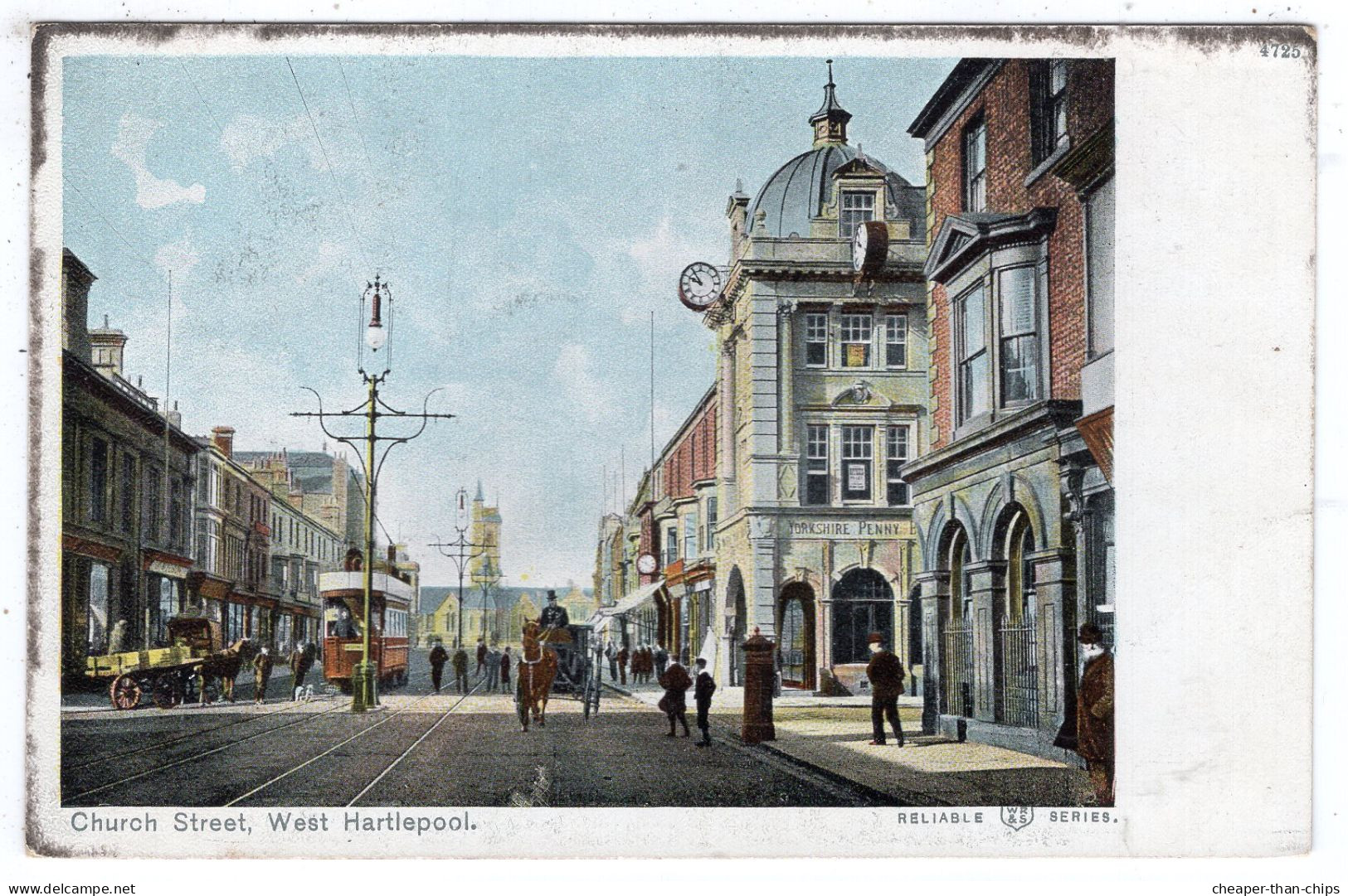 WEST HARTLEPOOL - Church Street - Reliable Series - Sonstige & Ohne Zuordnung