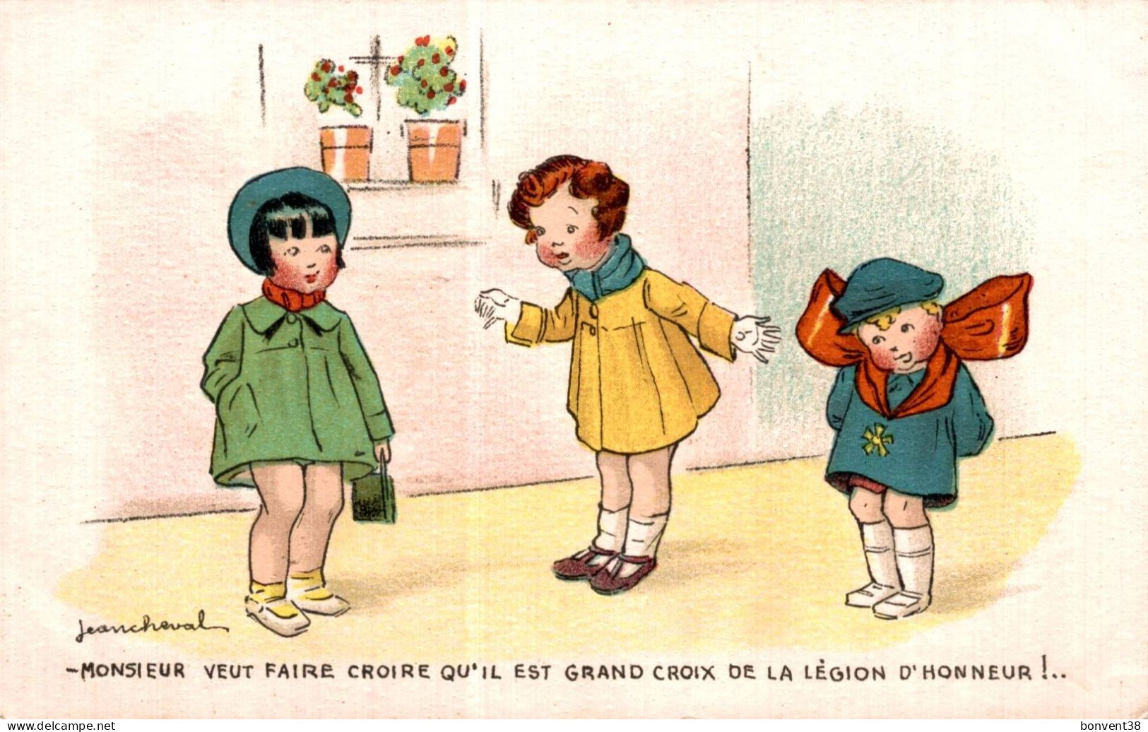 K0303 - Illustrateur CHEVAL Jean - Monsieur Veut Faire Croire........... - Cheval