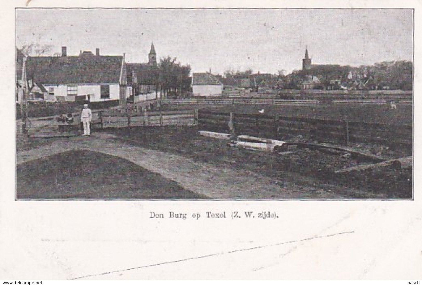 485836Texel,  Den Burg Z. W. Zijde.  - Texel