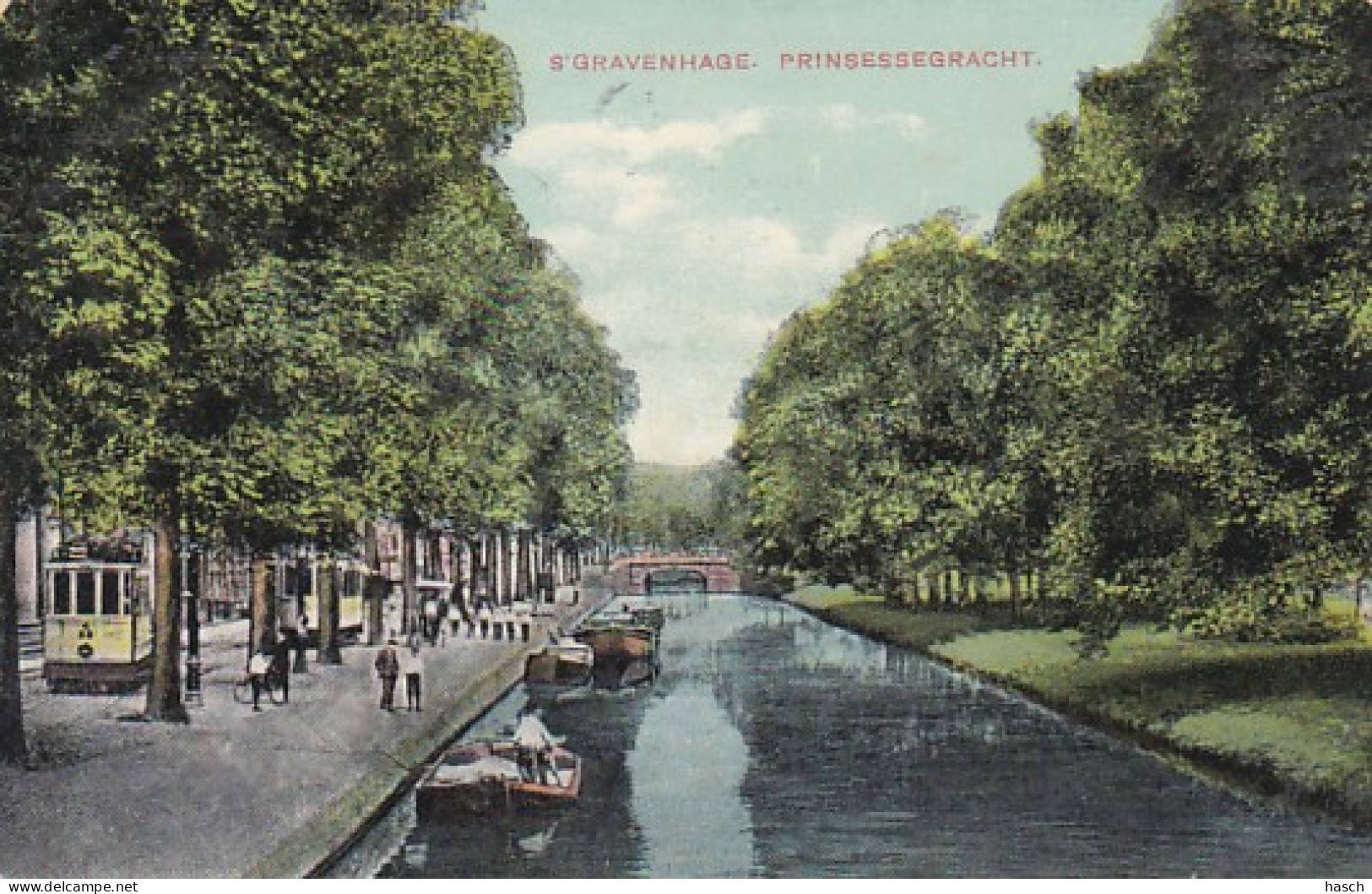 4858135's Gravenhage, Prinsessegracht 1909. (zie Hoeken)  - Den Haag ('s-Gravenhage)