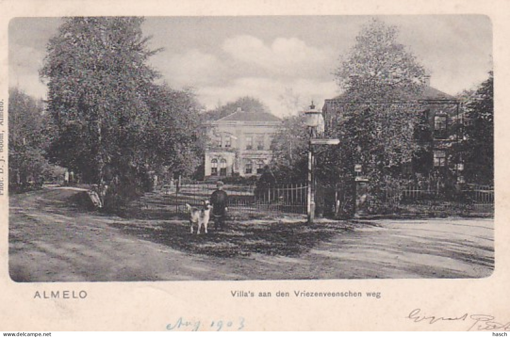 4858197Almelo, Villa’s Aan Den Vriezenveenschen Weg 1903.  - Almelo