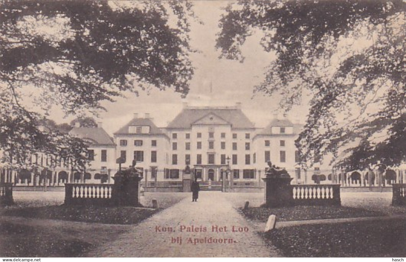 4858201Apeldoorn, Kon. Paleis Het Loo. 1916.  - Apeldoorn