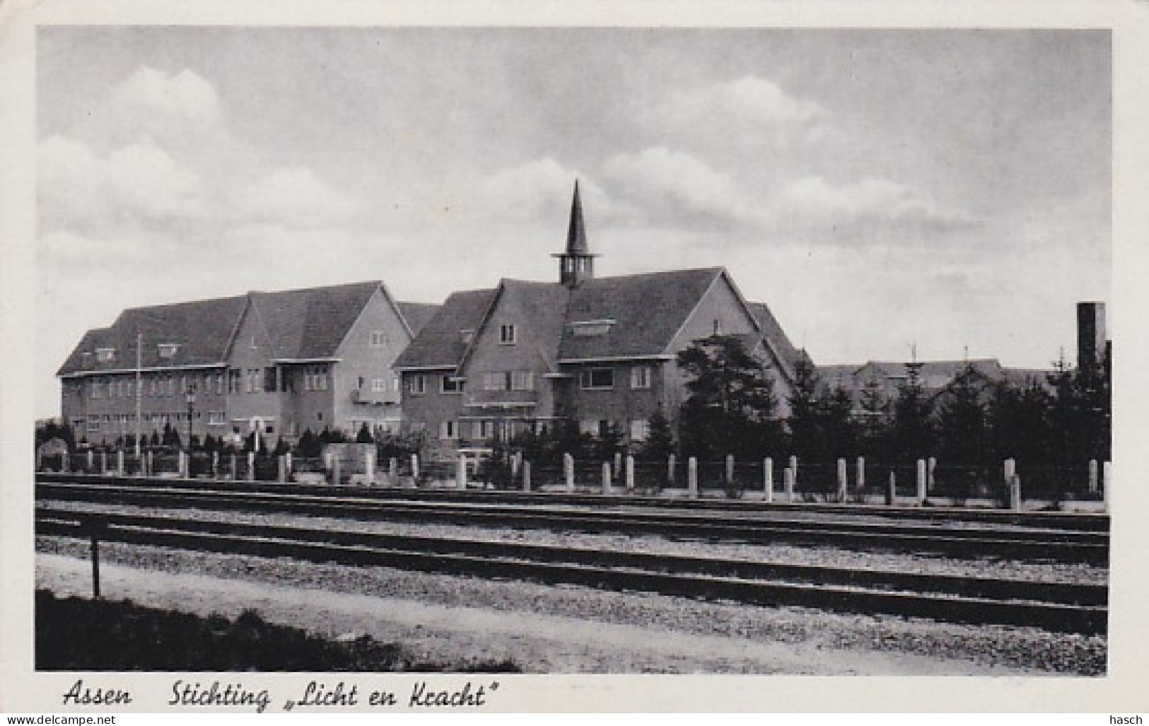 4858207Assen, Stichting ,,Licht En Kracht''. 1941.  - Assen