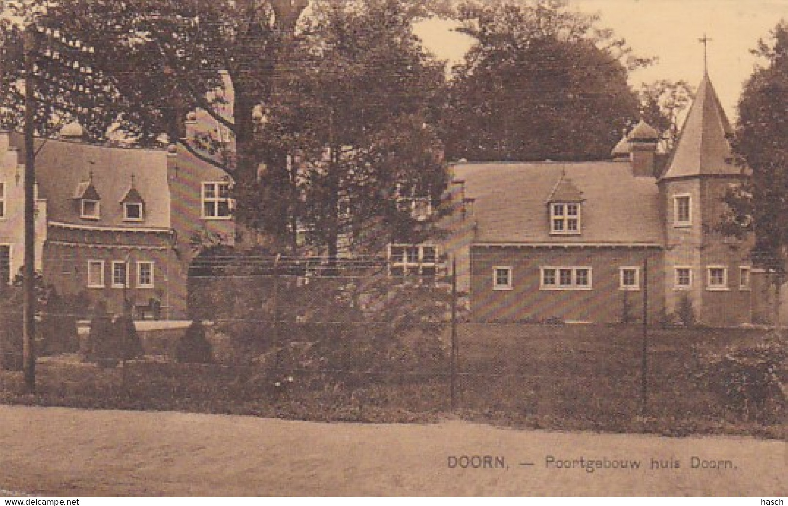 4858218Doorn, Poortgebouw Huis Doorn. 1924.  - Doorn