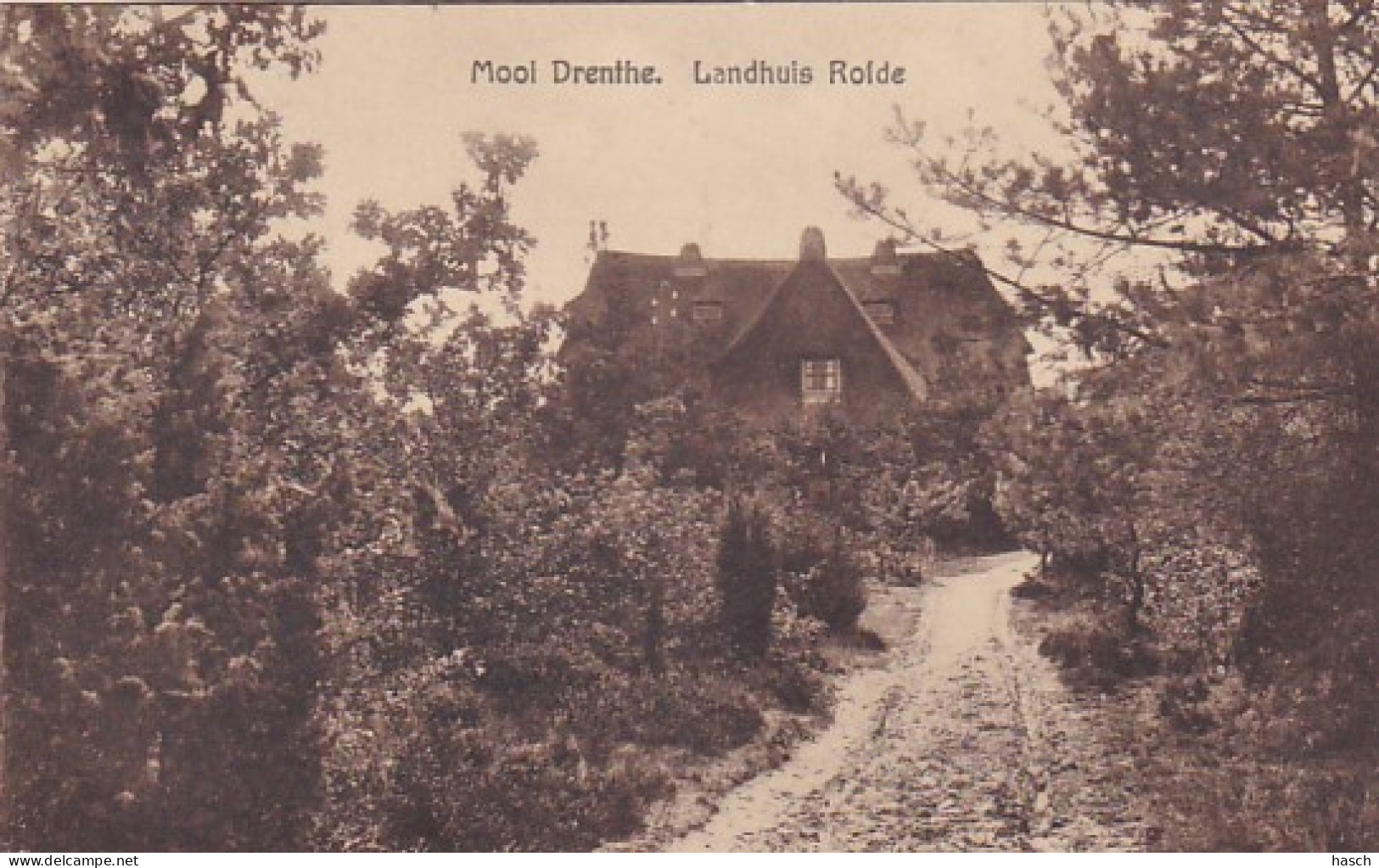 4858314Landhuis Rolde, Mooi Drenthe. 1935.  - Rolde