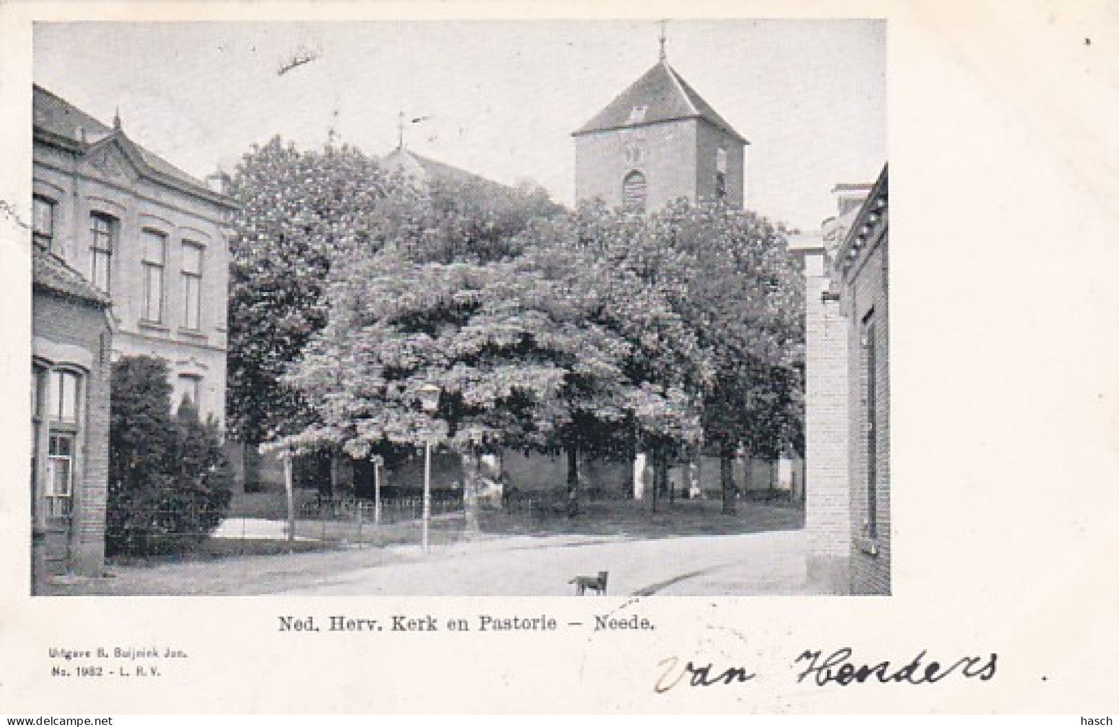 4858325Neede, Ned. Herv. Kerk En Pastorie. 1904.  - Neede