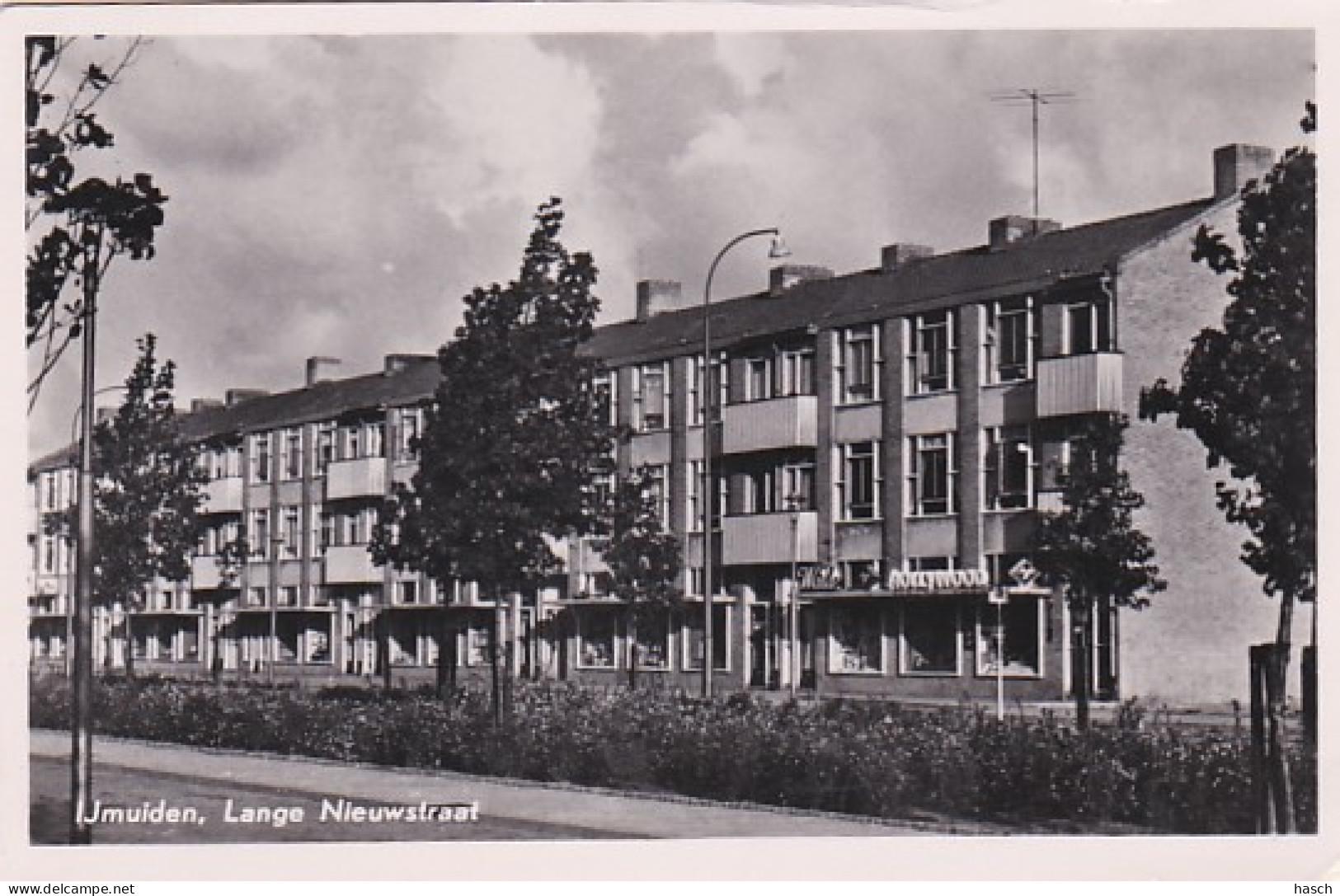 4858375IJmuiden, Lange Nieuwstraat. (FOTOKAART)  - IJmuiden