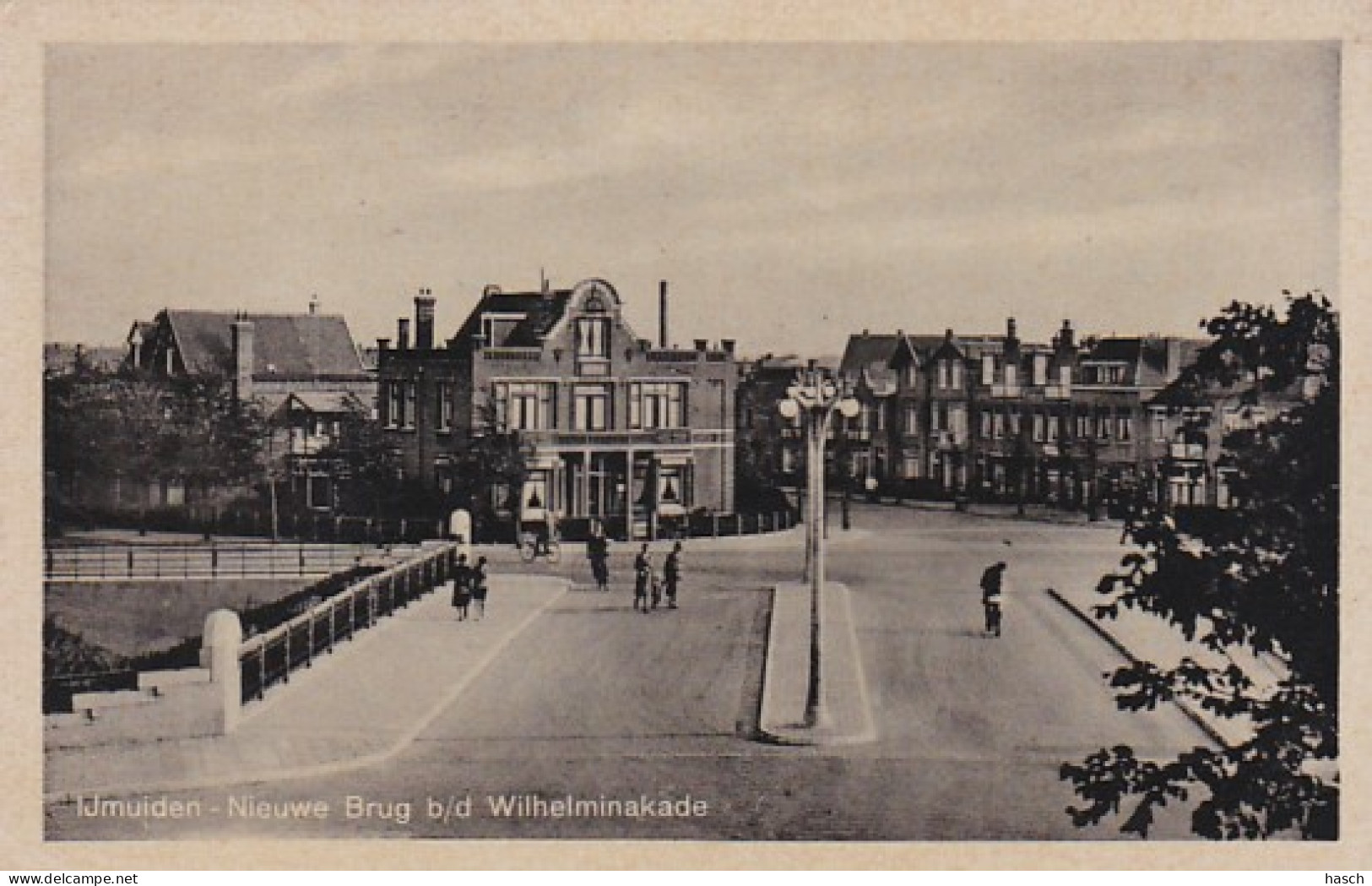 4858381IJmuiden, Nieuwe Brug B. D. Wilhelminakade.  - IJmuiden