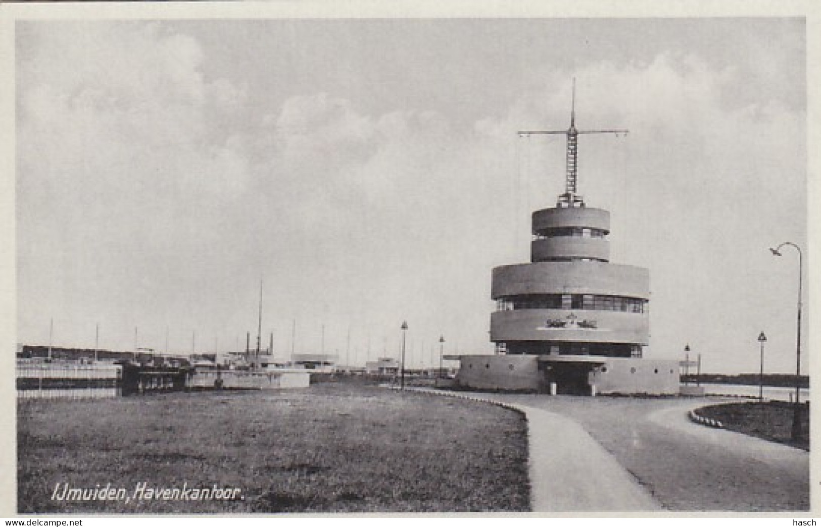 4858394IJmuiden, Havenkantoor.   - IJmuiden