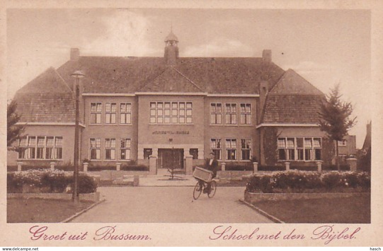 486113Bussum, School Met De Bijbel.  - Bussum