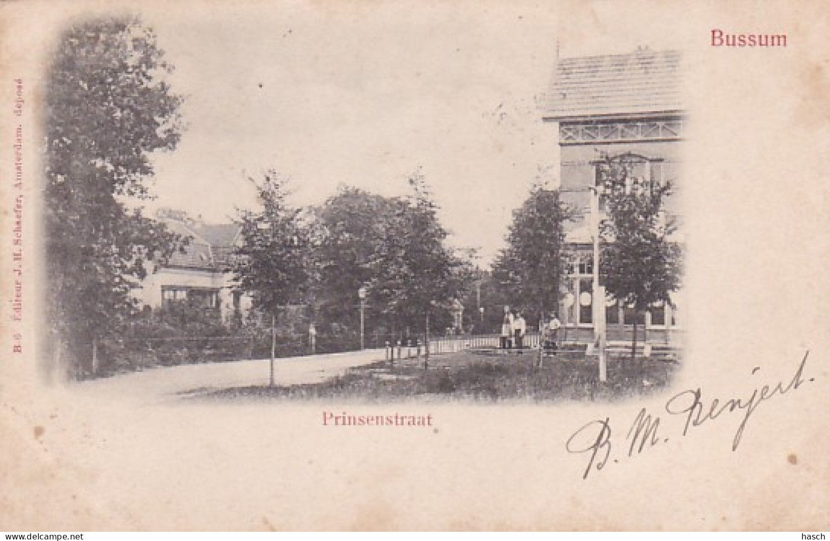 486115Bussum, Prinsenstraat. 1908.  - Bussum