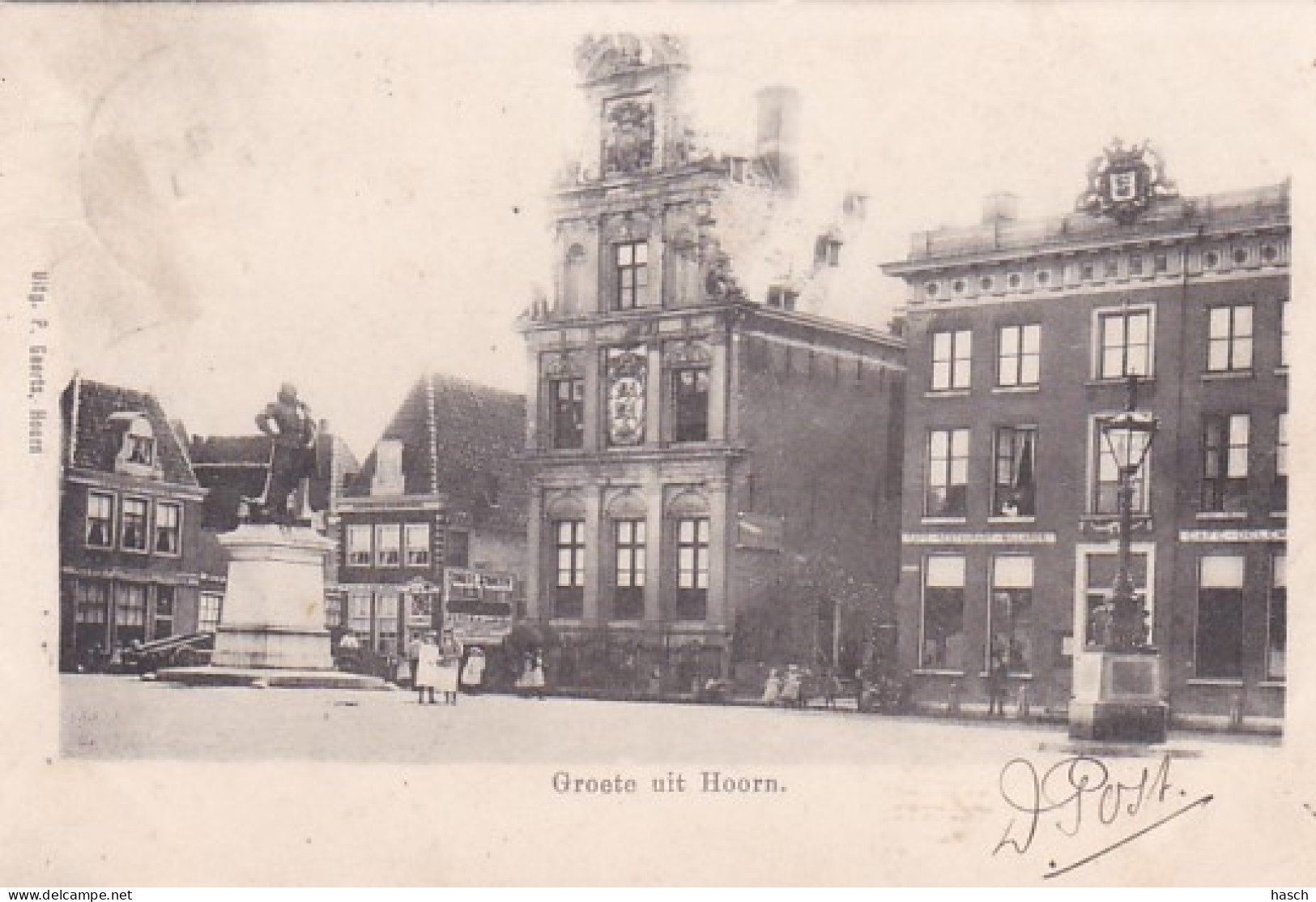 486133Hoorn, Groete Uit Hoorn. 1900.  - Hoorn