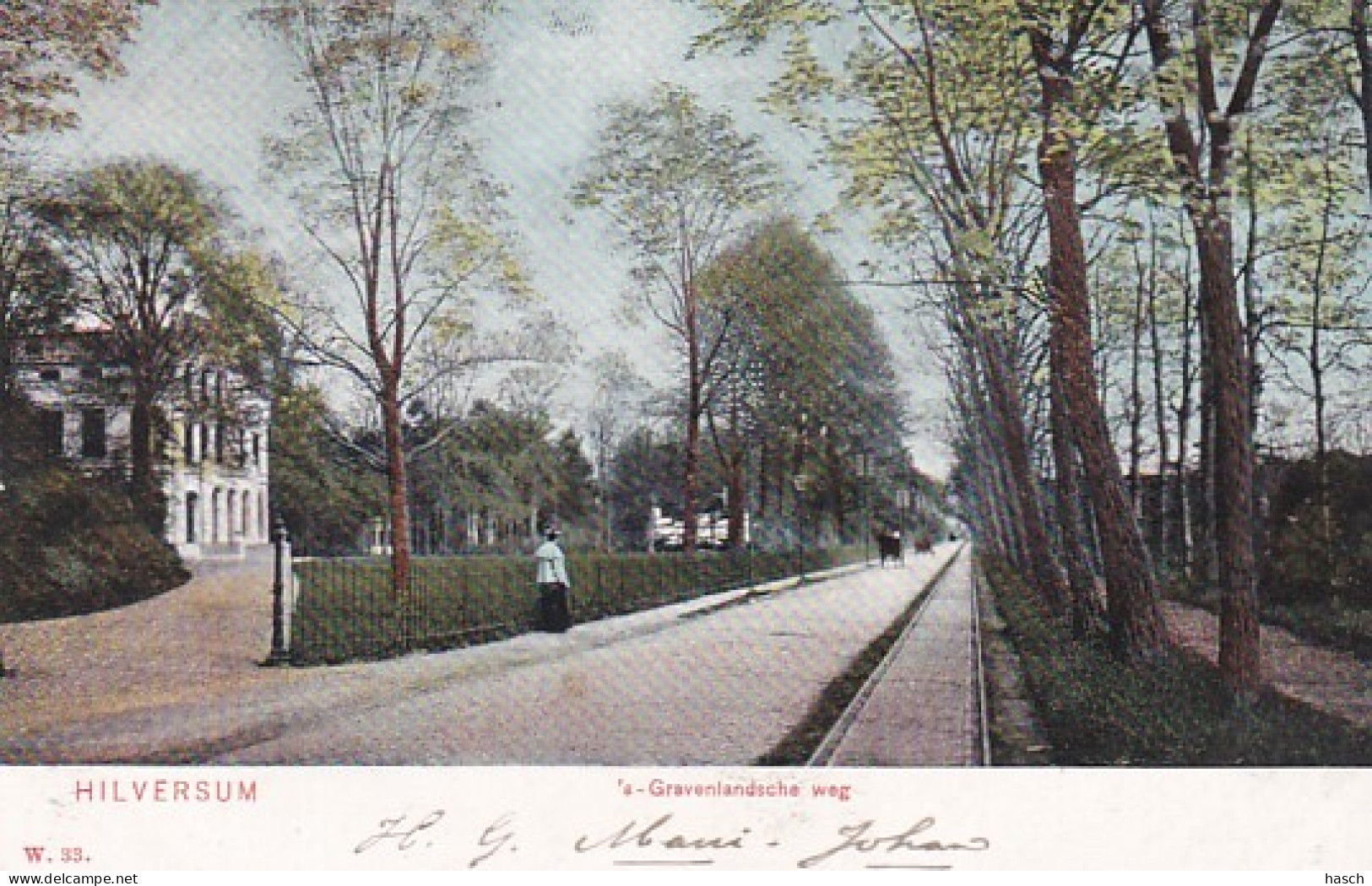 486137Hilversum, 's Gravenlandsche Weg. 1905.  - Hilversum