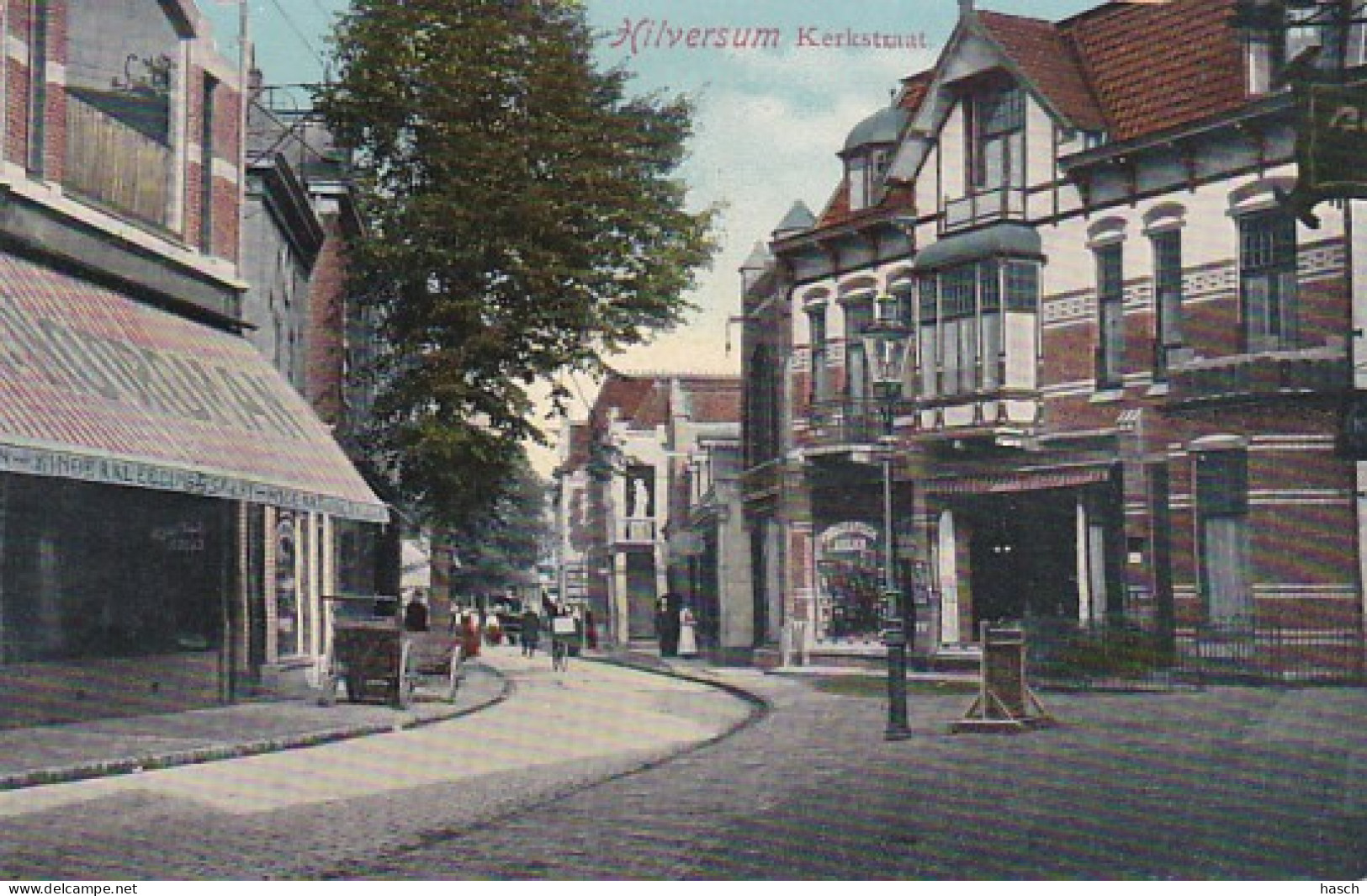 486141Hilversum, Kerkstraat. 1912. (zie Randen)  - Hilversum