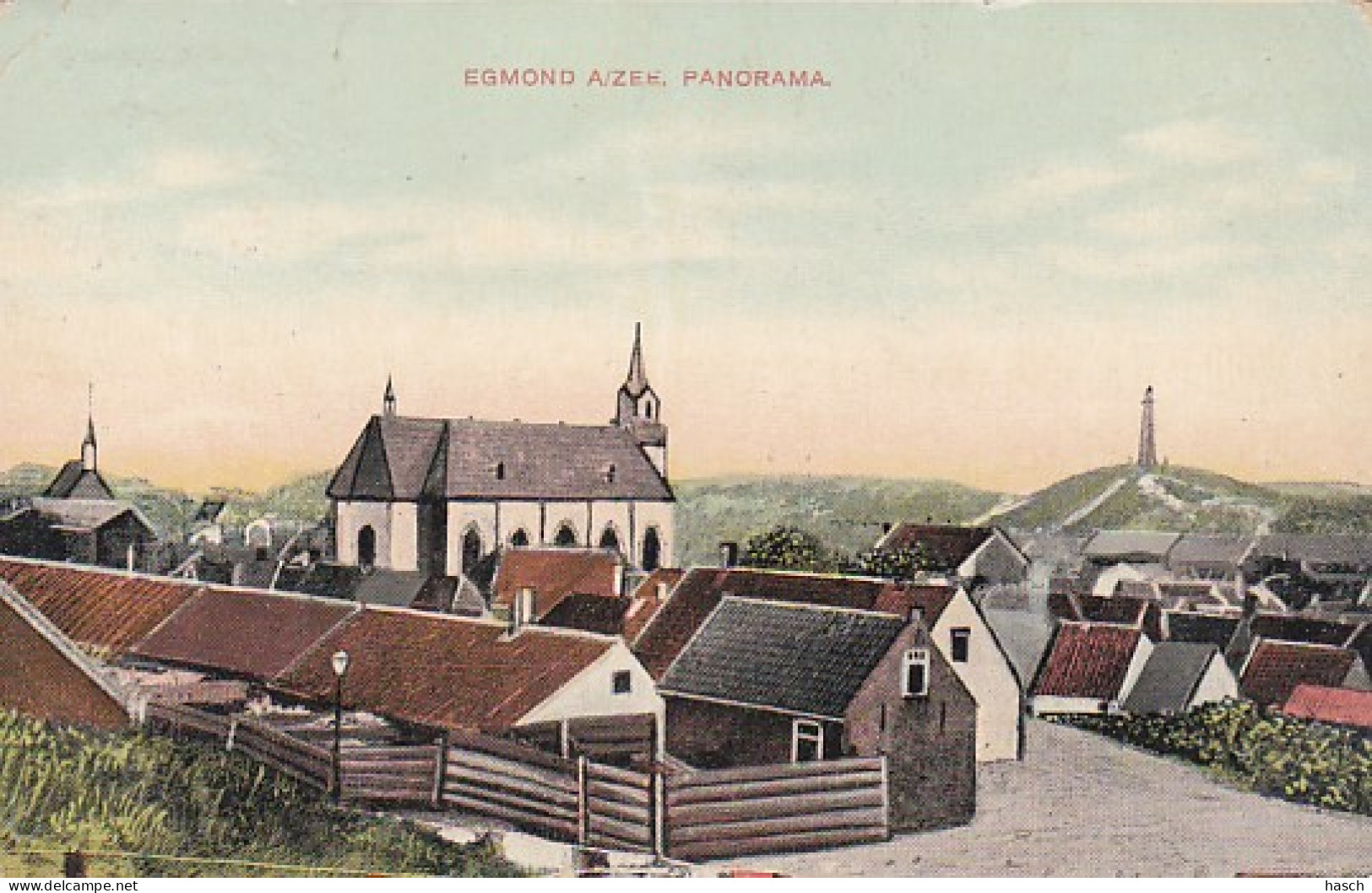 486167Egmond Aan Zee, Panorama. 1915. (Zie Hoeken)  - Egmond Aan Zee