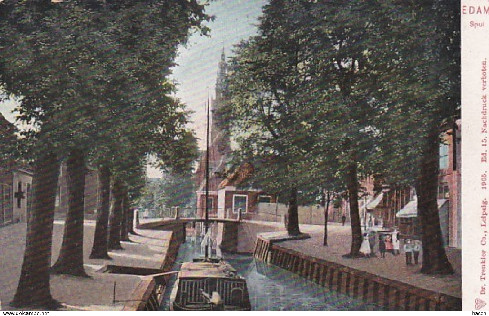 486170Edam, Spui Rond 1900.  - Edam