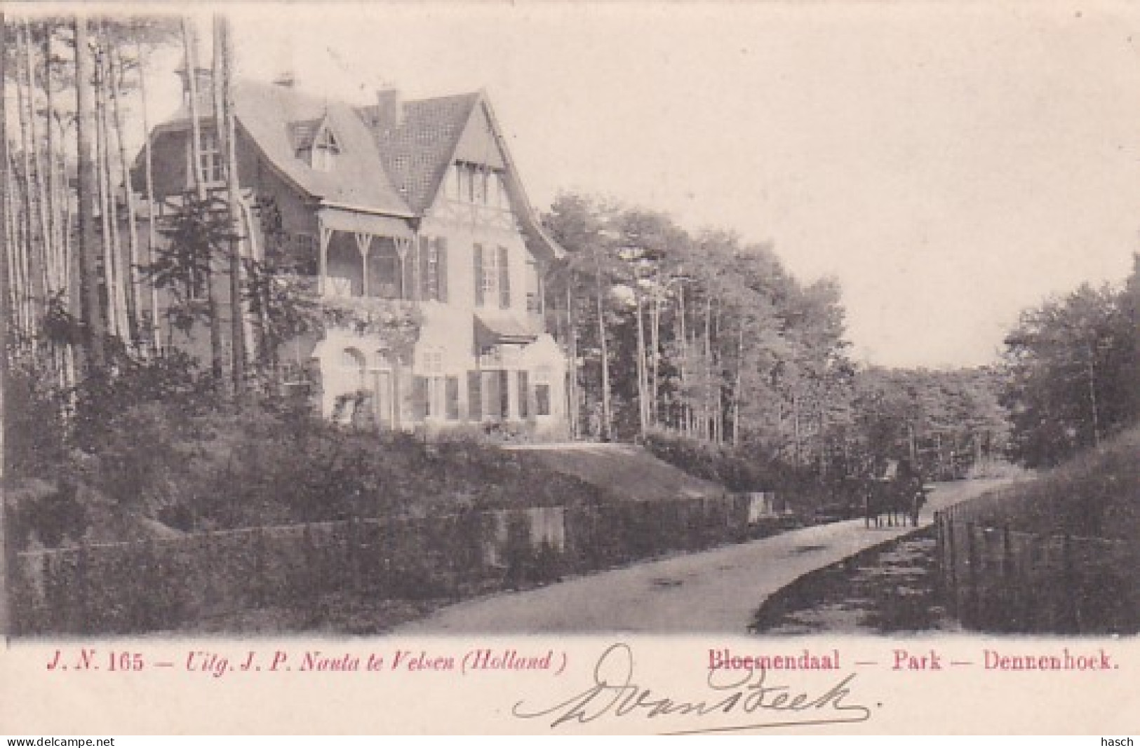 4861153Bloemendaal, Park Dennenhoek. 1902.  - Bloemendaal