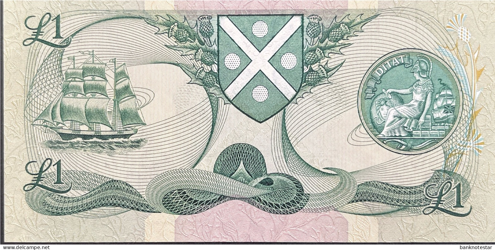 Scotland 1 Pound, P-111f (7.10.1983) - UNC - 1 Pond