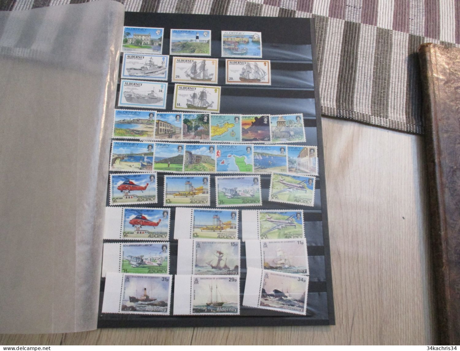 Lot 38 TP Stamps Neufs Sans Charnière Séries Complètes Alderney - Alderney