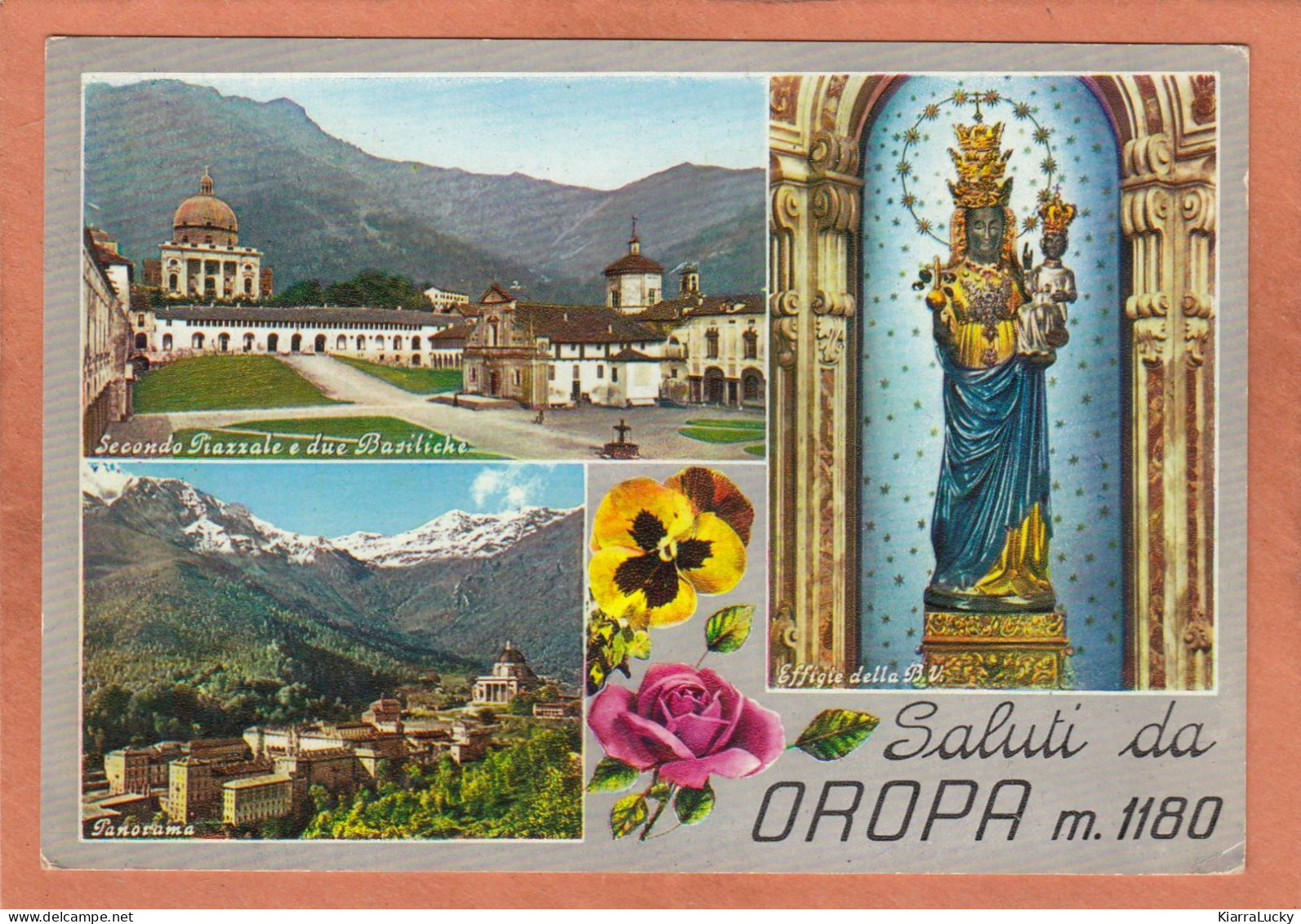 OROPA - SALUTI DA - ECRITE - Luoghi Santi