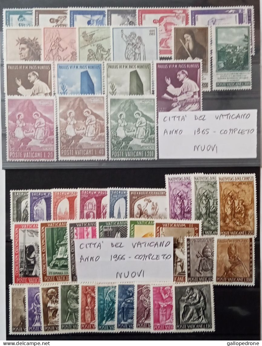 1965/66 Vaticano, Serie Completa-Francobolli Nuovi 44 Valori+2 Espressi-MNH ** - Unused Stamps