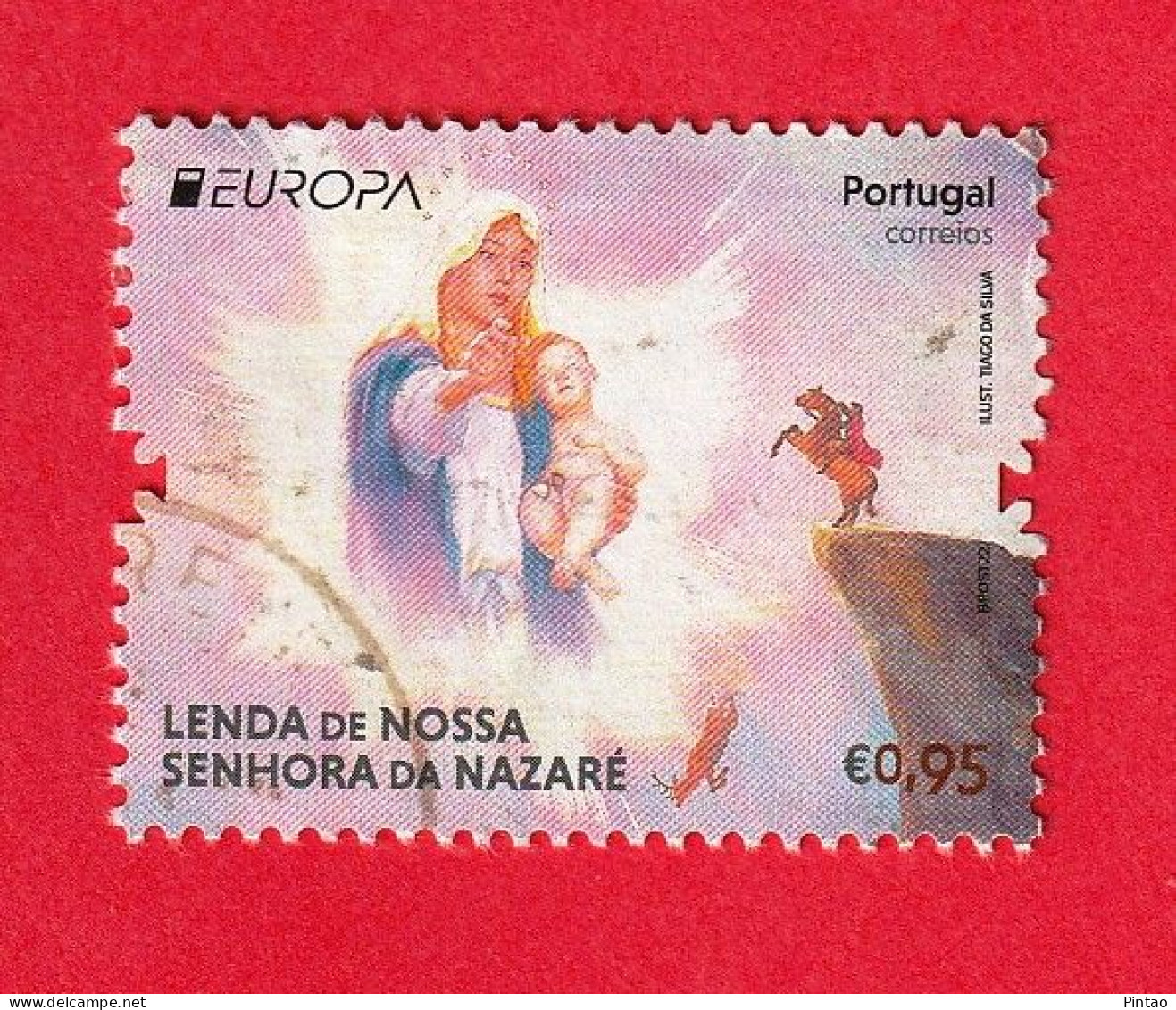 PTS14760- PORTUGAL 2022- USD (EUROPA CEPT) - C/ Cola Por Trás ** - Used Stamps