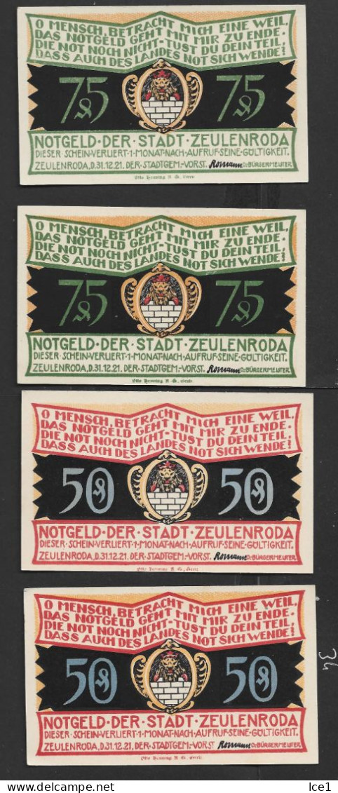 Lot A  28--  10 Notgeld ALLEMAGNE   Port En Plus - Vrac - Billets