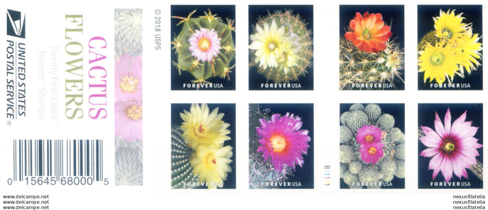 Flora. Fiori Di Cactus 2019. - Blocs-feuillets