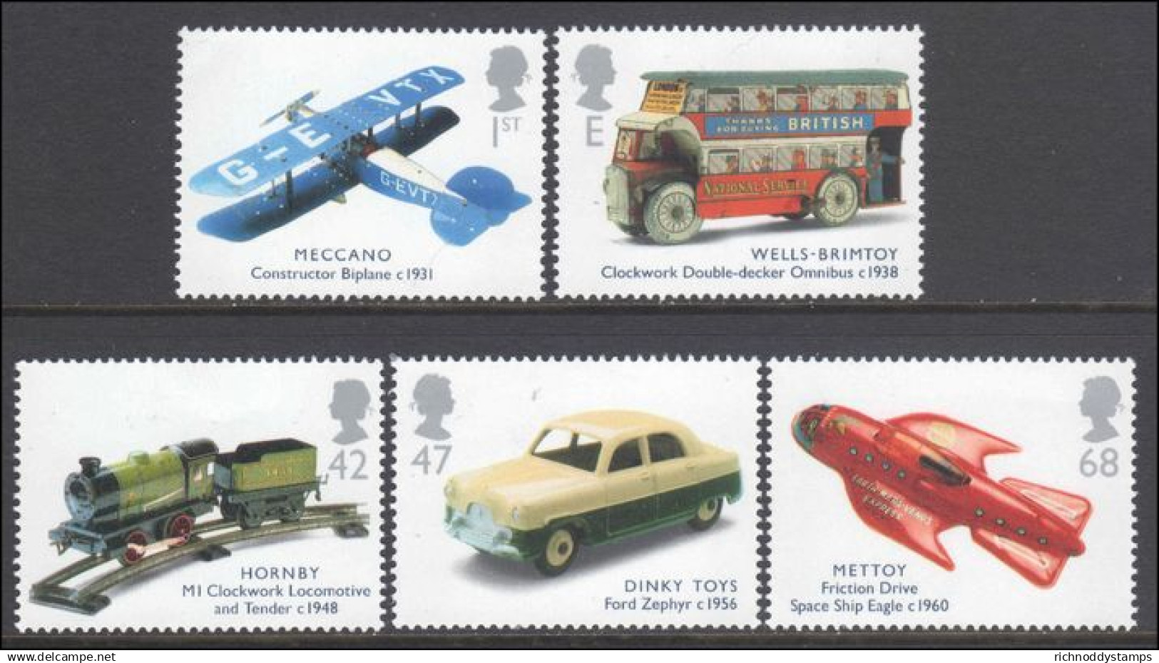 2003 Classic Transport Toys, Unmounted Mint. - Unused Stamps