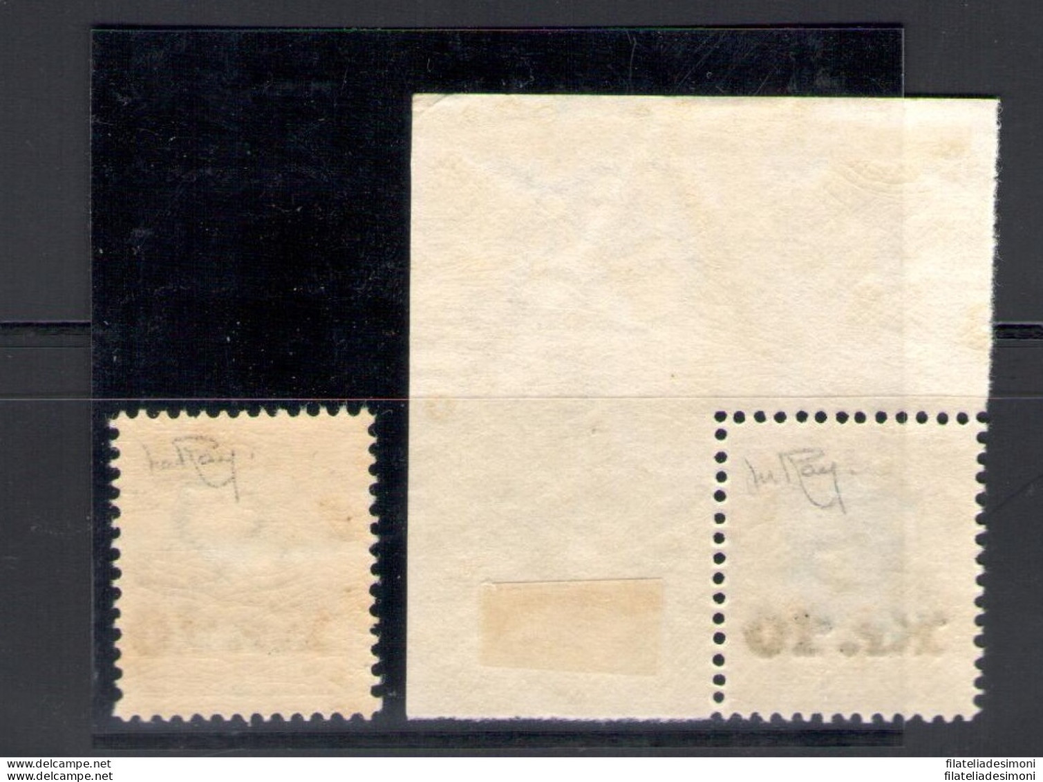 1929-30 ISLANDA ,  Francobolli N° 45 E 61 Soprastampati Con Nuovo Valore , 2 Va - Sonstige & Ohne Zuordnung