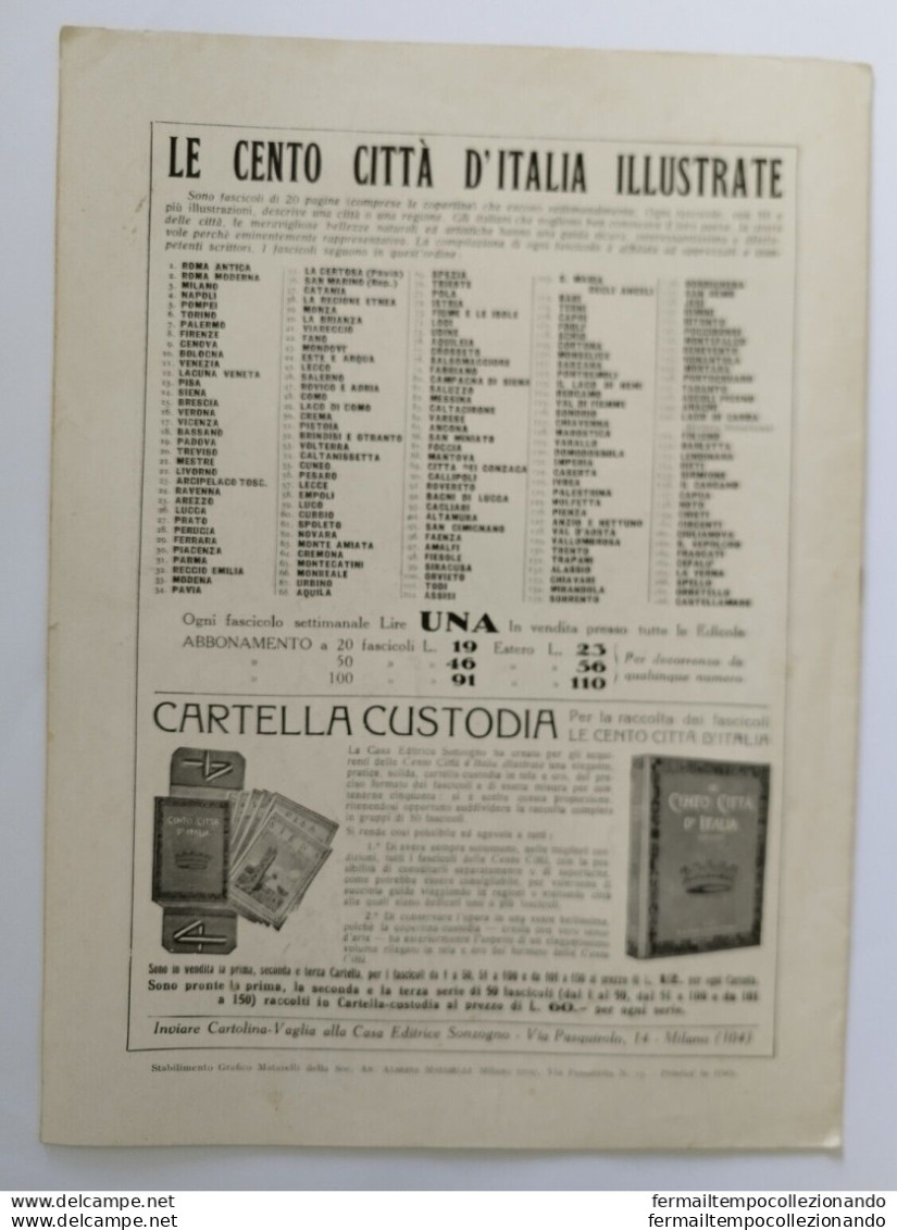 Bi Le Cento Citta' D'italia Illustrate La Verna La Montagna Di San Francesco - Zeitschriften & Kataloge