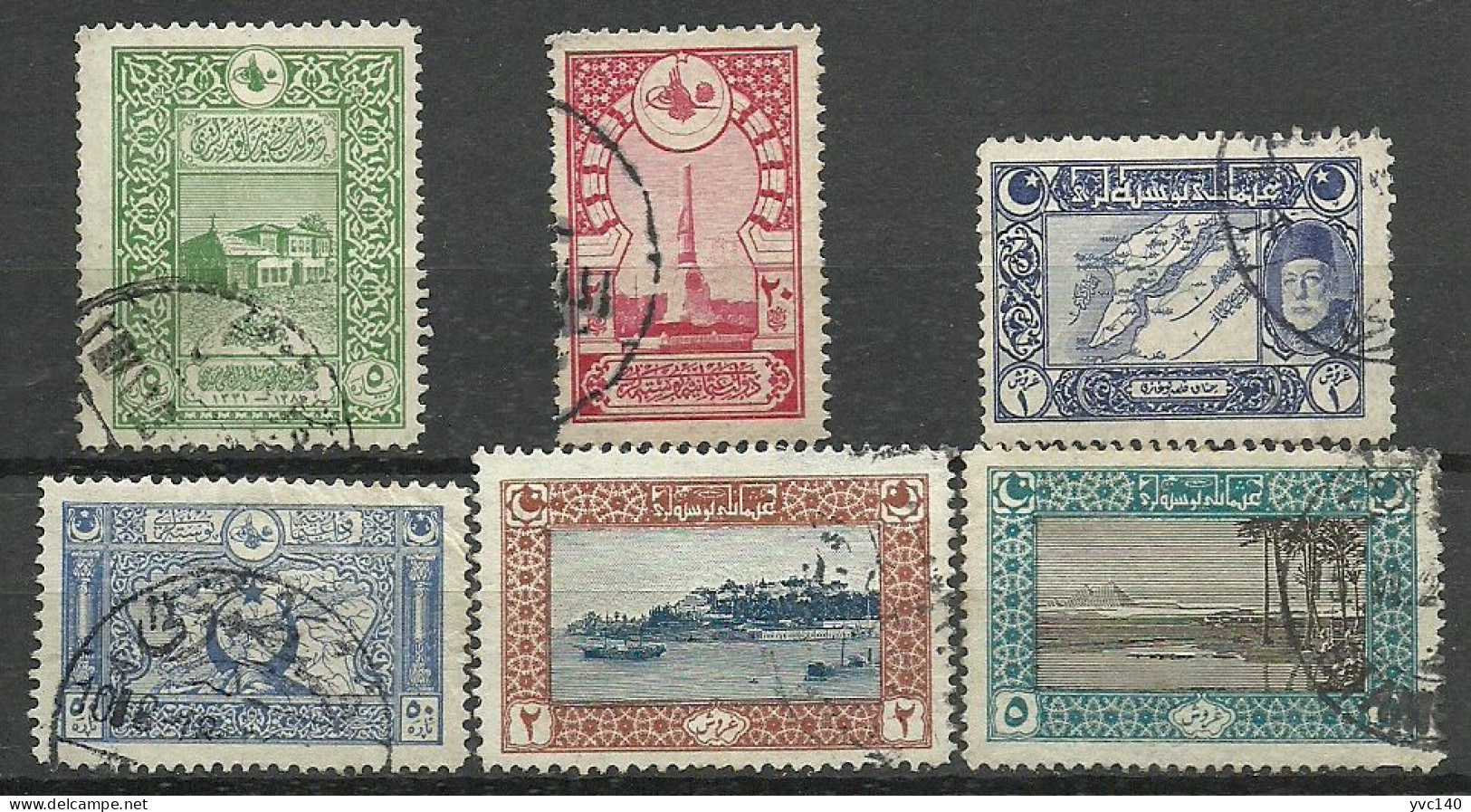 Turkey; 1917 Vienna Postage Stamps - Oblitérés