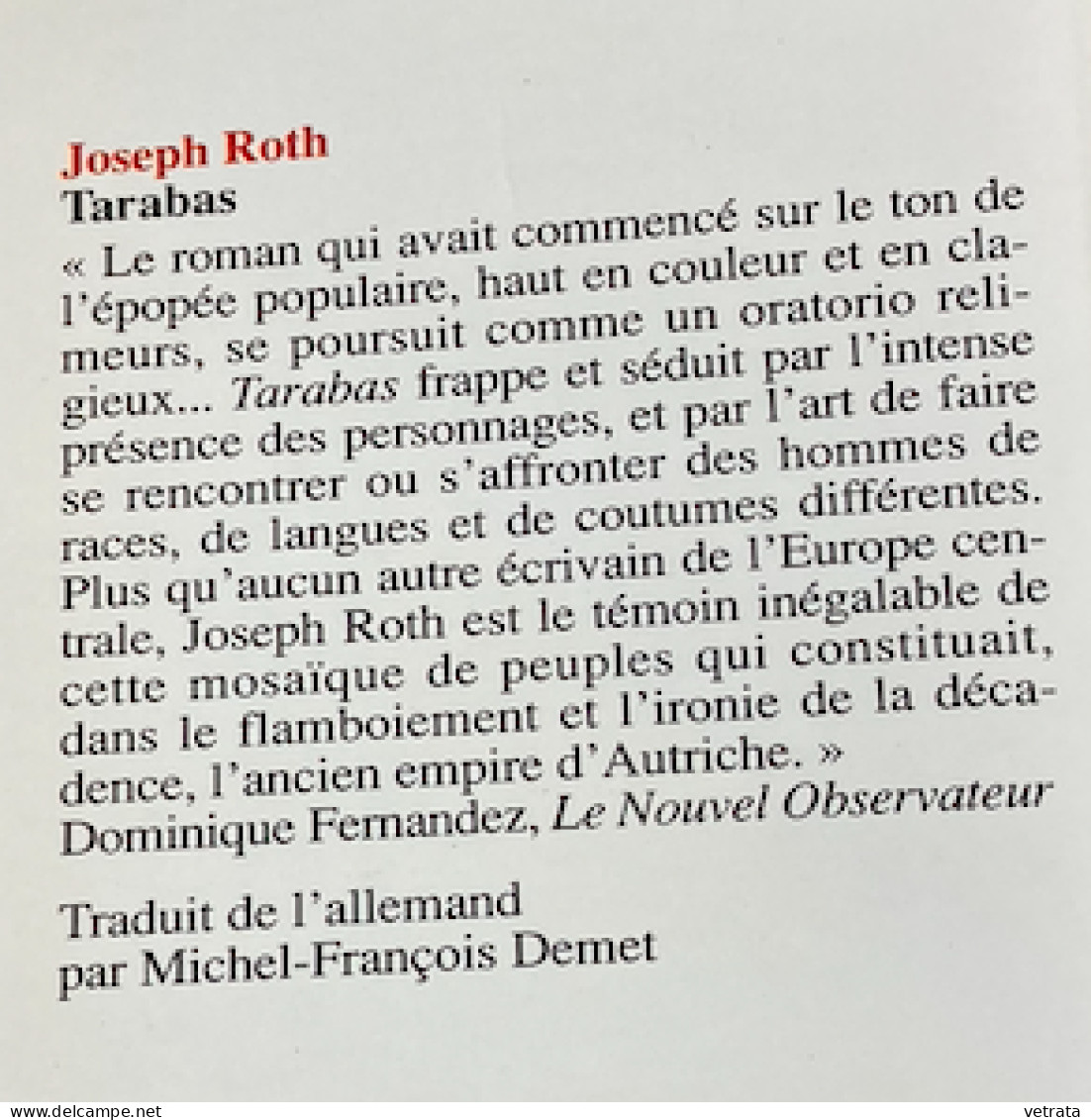 Joseph Roth : Tarabas (points Seuil-1990 - Bon état) + TEL N°6-1982 (Le Bon Dieu En Russie, Inédit De J.R.) & Libération - Kranten Voor 1800