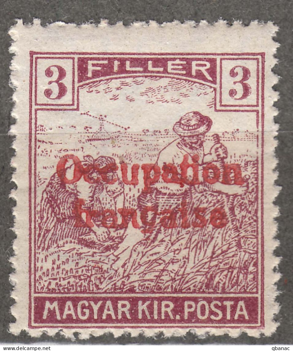 France Occupation Hungary Arad 1919 Yvert#5 Mint Hinged - Unused Stamps