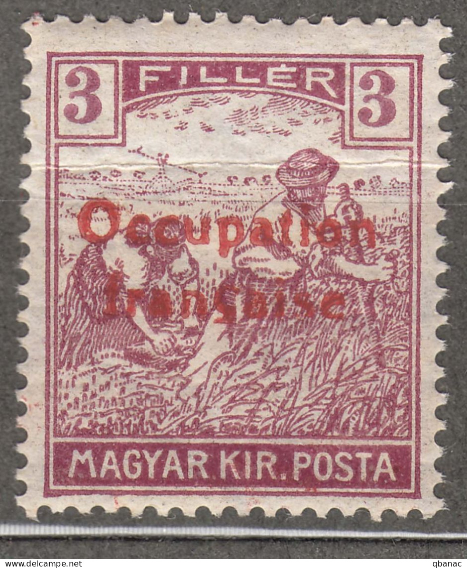 France Occupation Hungary Arad 1919 Yvert#5 Mint Hinged - Ungebraucht
