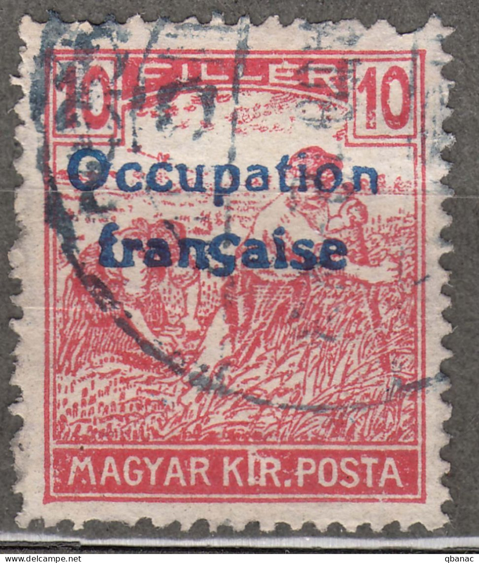 France Occupation Hungary Arad 1919 Yvert#8 Used - Unused Stamps